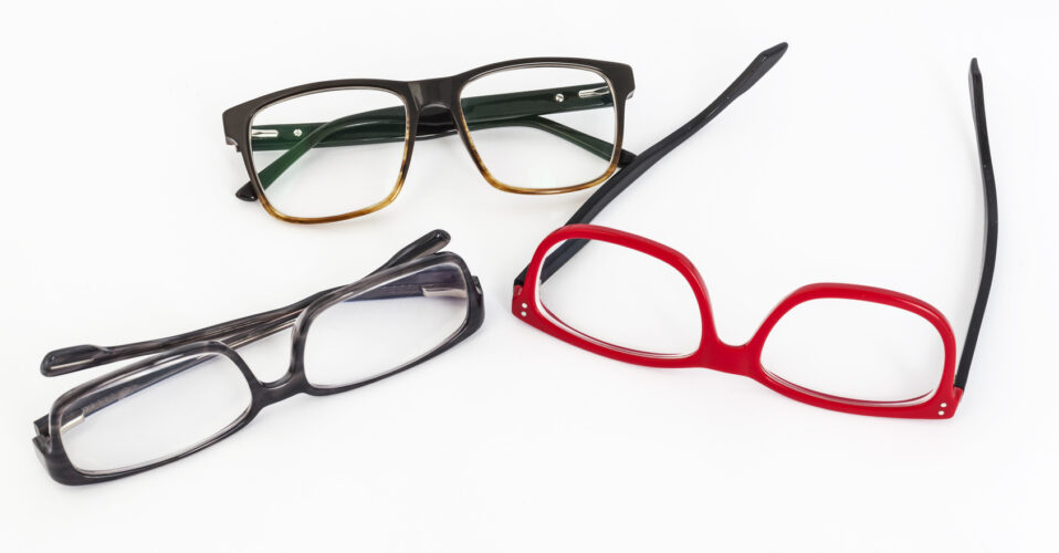 many red and black eyeglasses many red and black eyeglasses